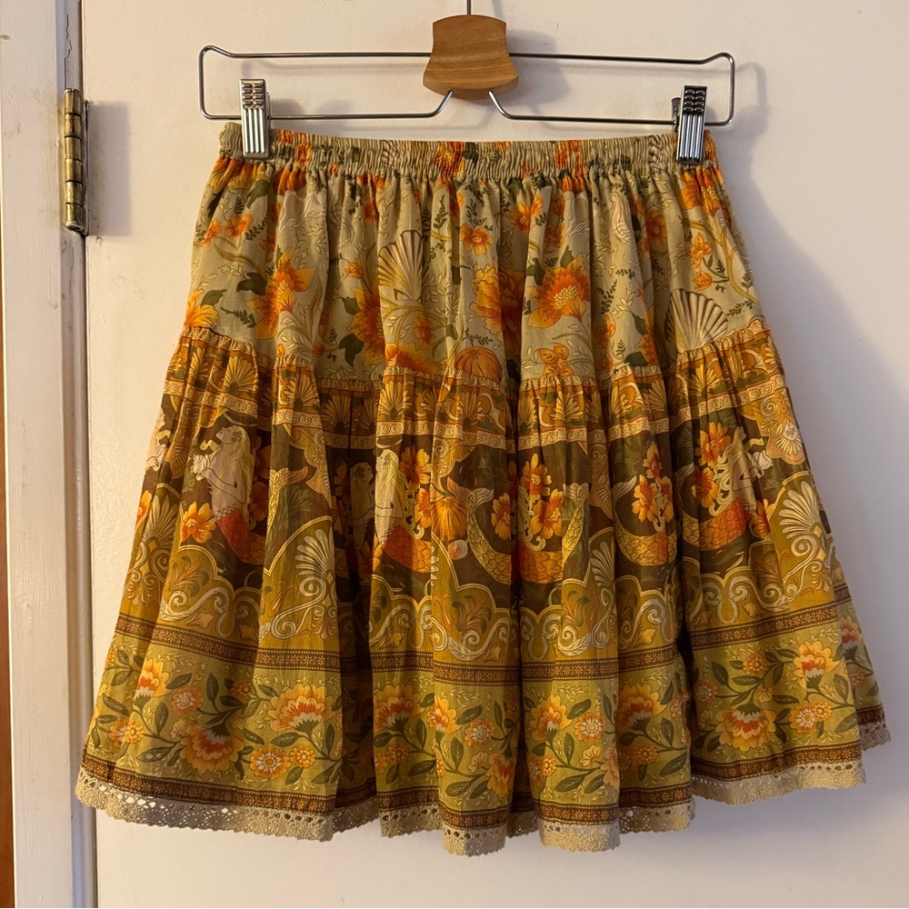 Spell Seashell Mini Skirt - Picture 2 of 7
